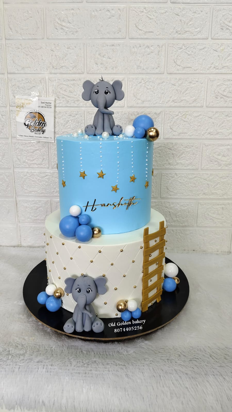 Ring Ceremony Floral Cake by Golden Bakery Siddipet