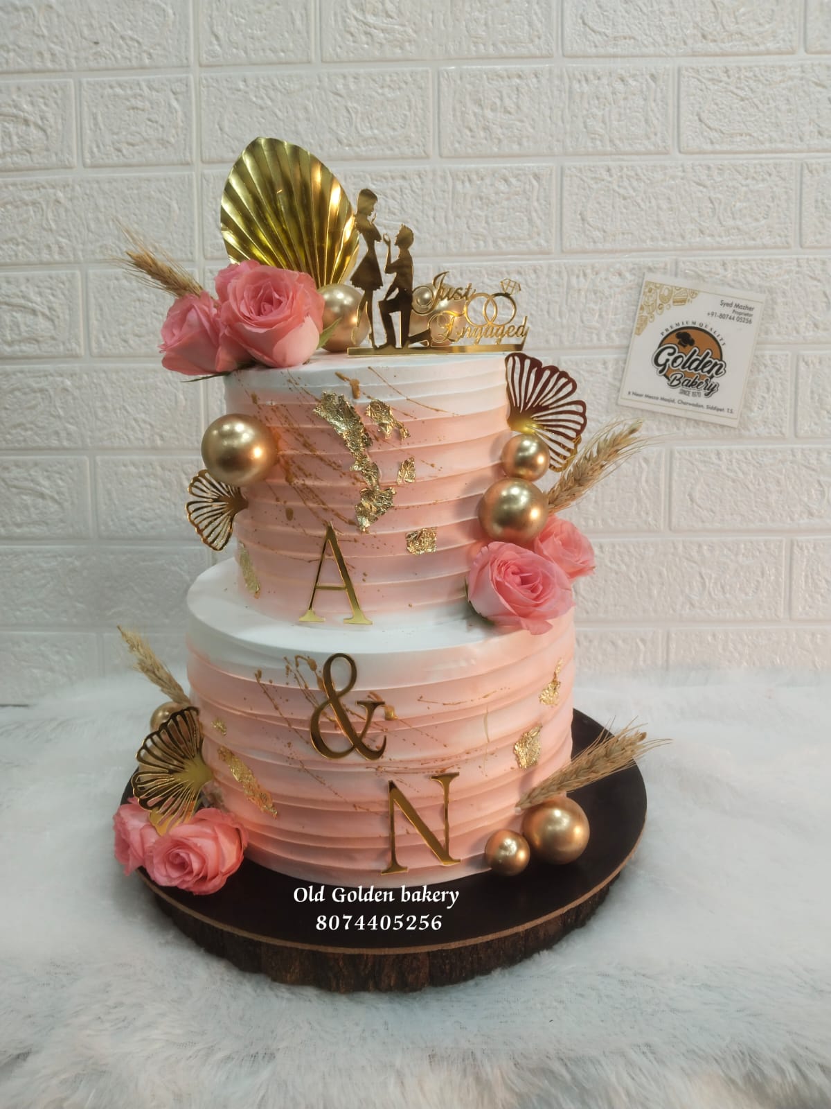 Teddy Ladder Second Birthday Cake by Golden Bakery Siddipet