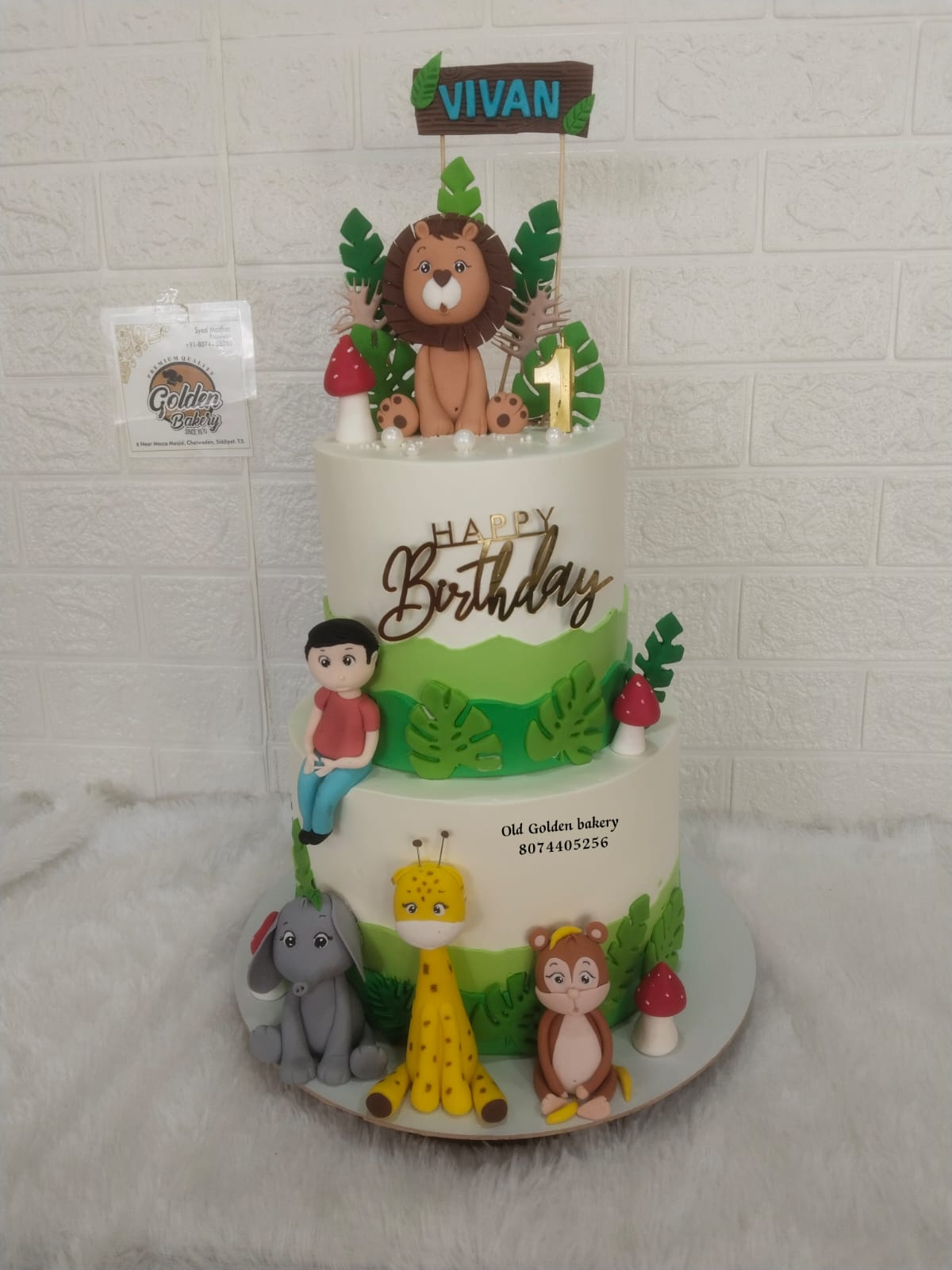 Princess Butterfly First Birthday Cake by Golden Bakery Siddipet